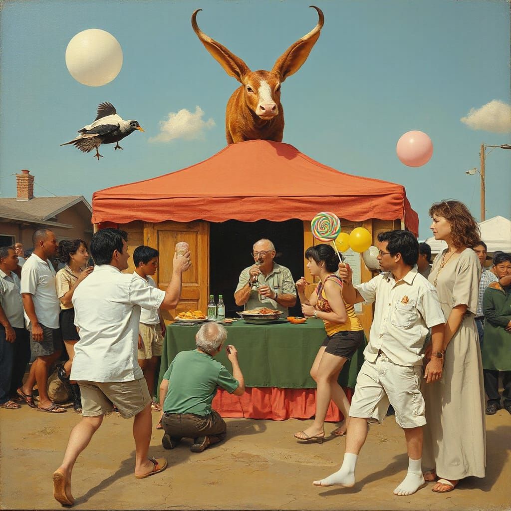 Whimsical Event Poster by James Gurney