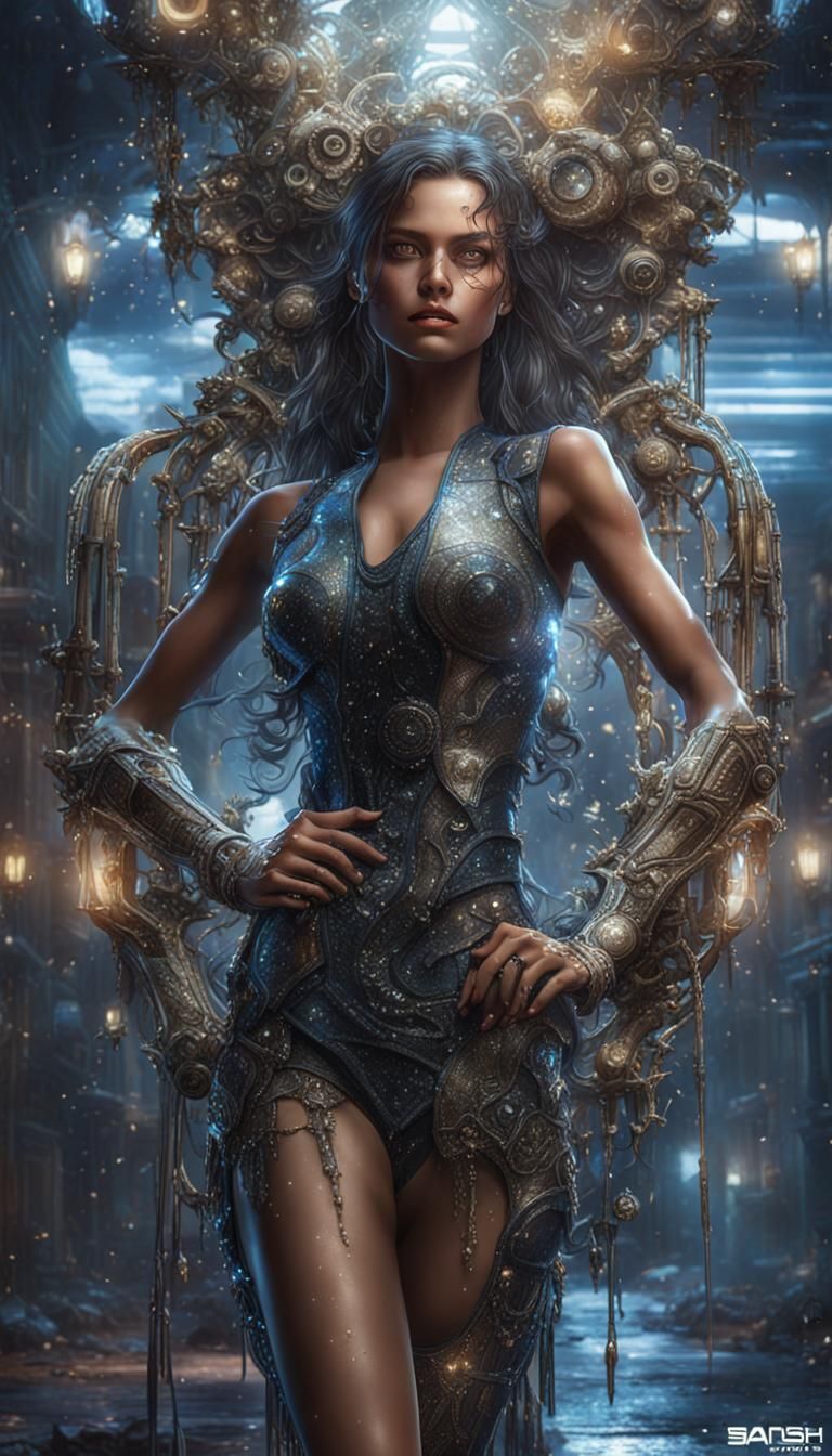 portrait of beautiful paradise Eve