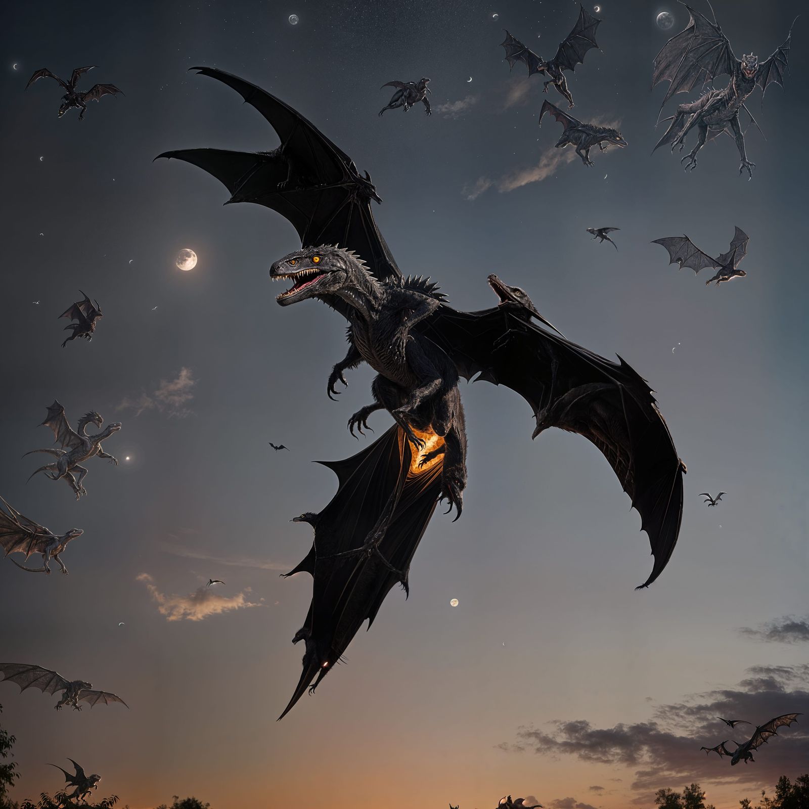 Velociraptor Vampire Bat Hybrid: A Prehistoric Horror