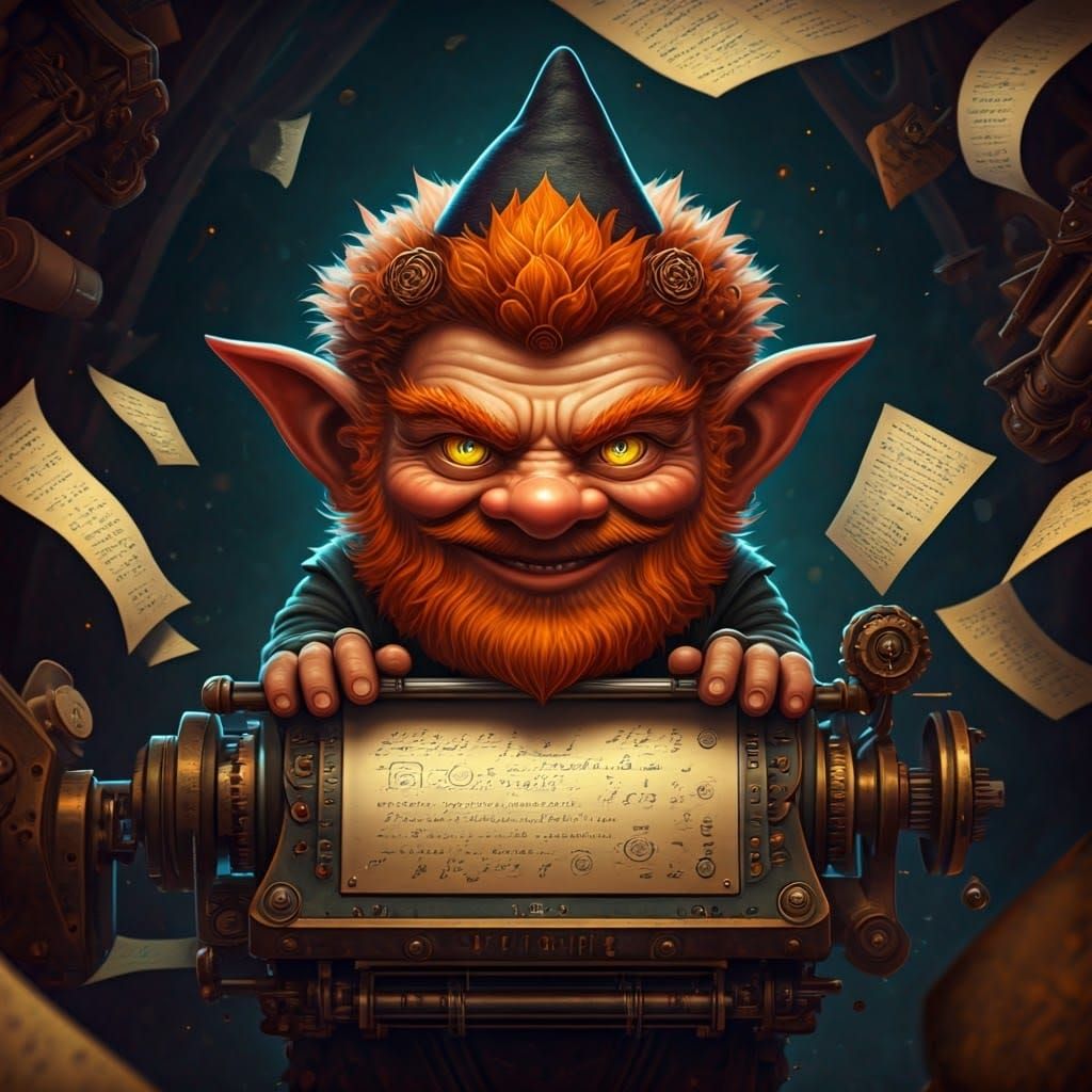 Steampunk Gnome Generates Commands