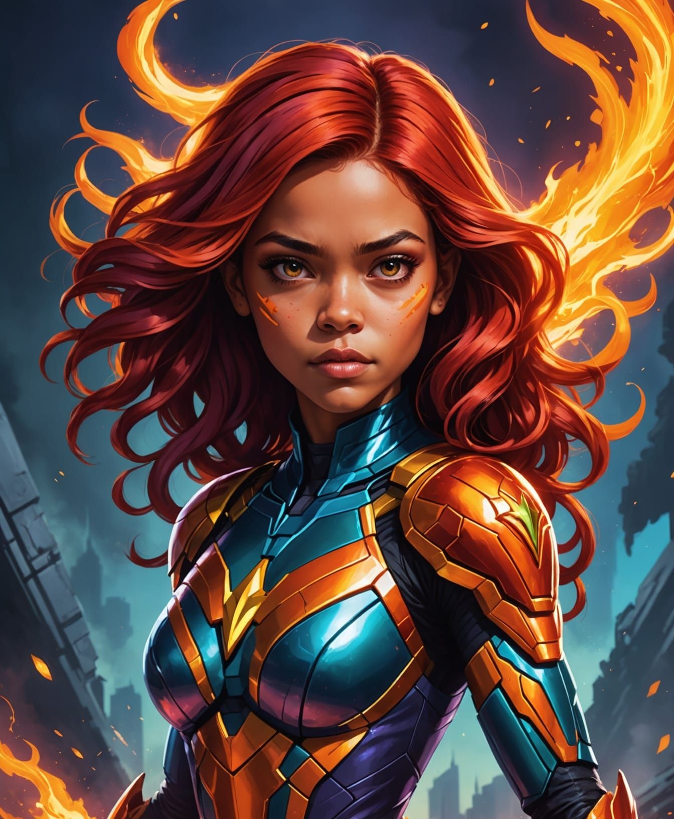 Jenna Ortega as Starfire: Alien Princess Superheroine