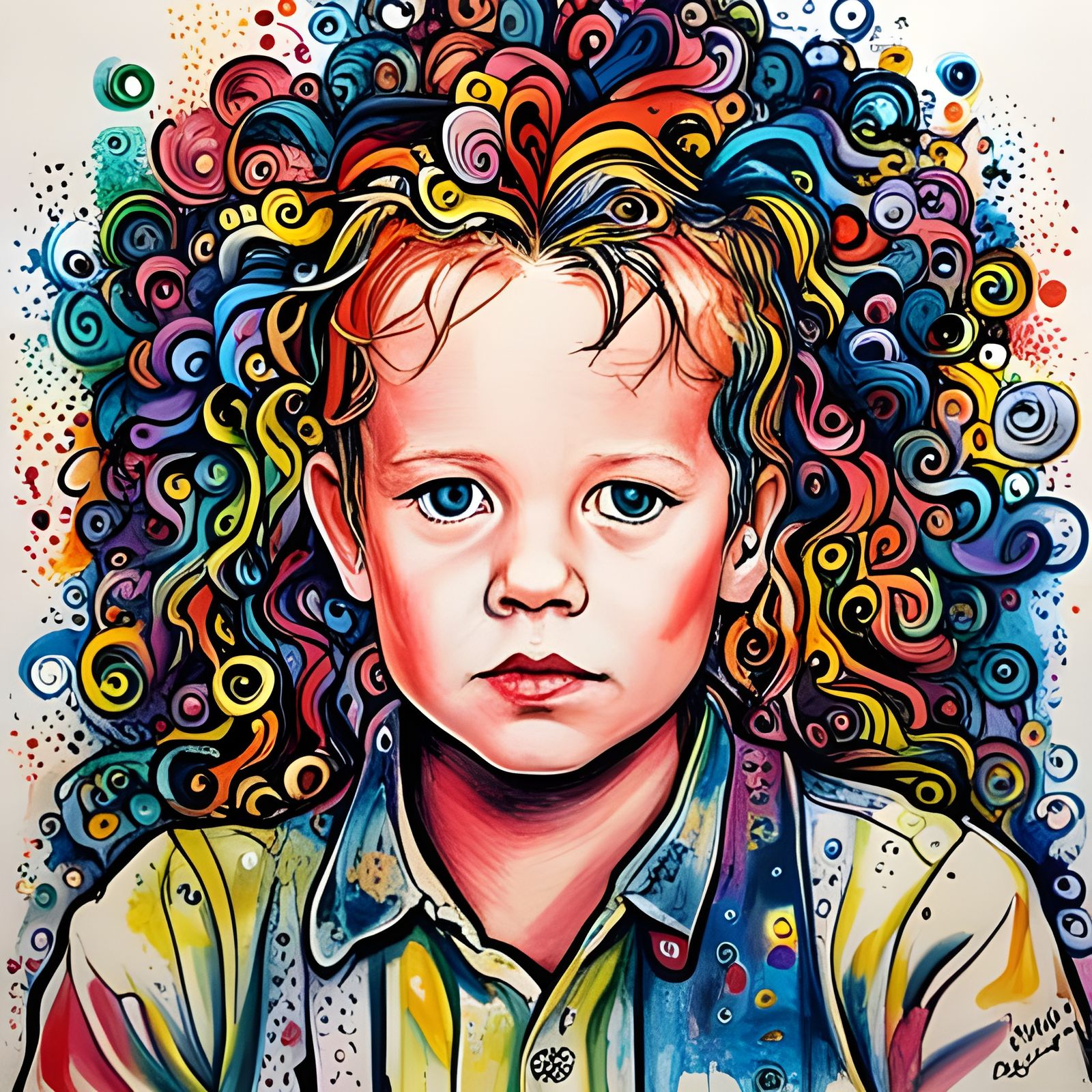 The Boy Who Had Play-Doh Hair