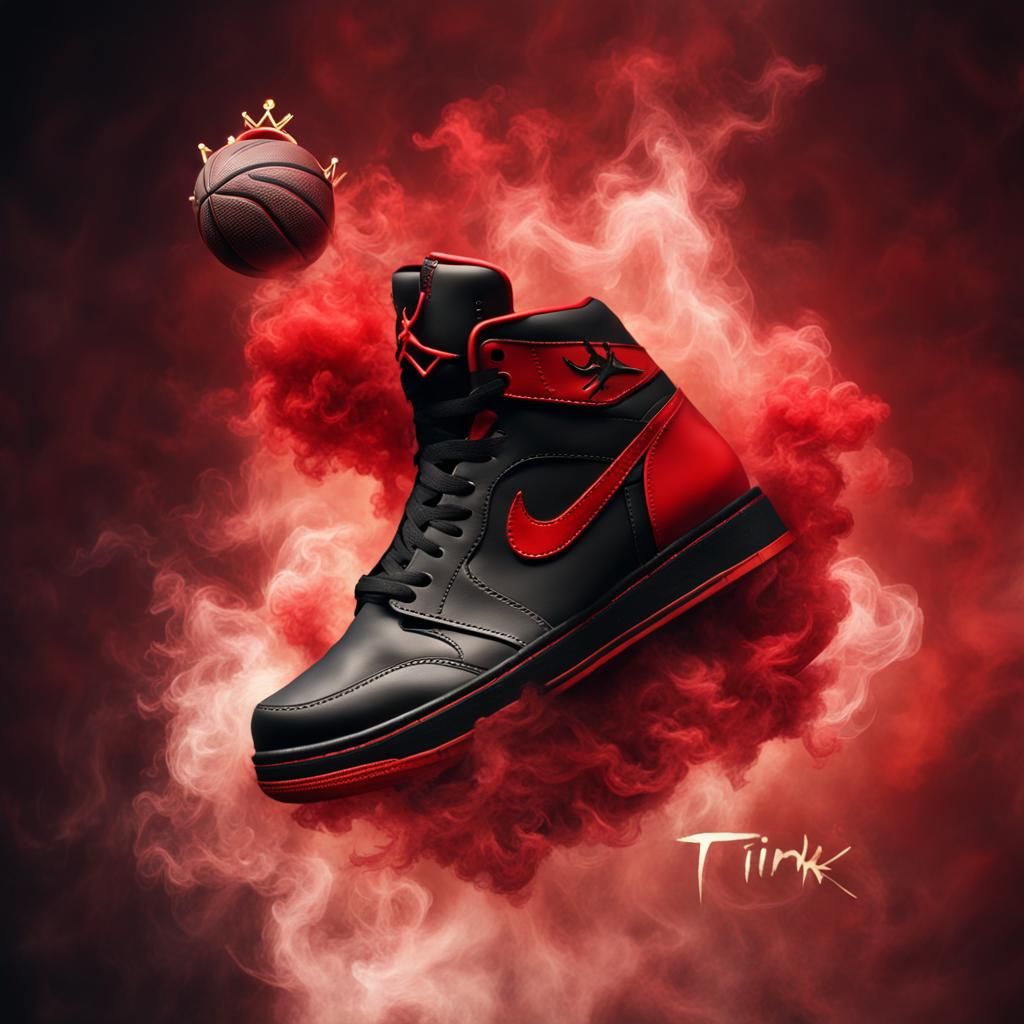 3D Image of "TINK" with Basketball and Crown