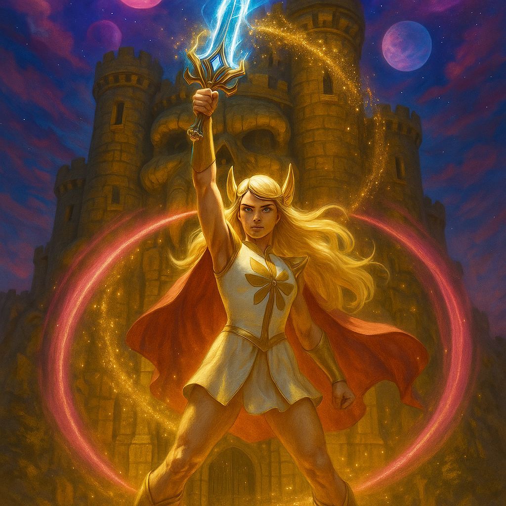 Ethereal She-Ra Unleashes Electric Power