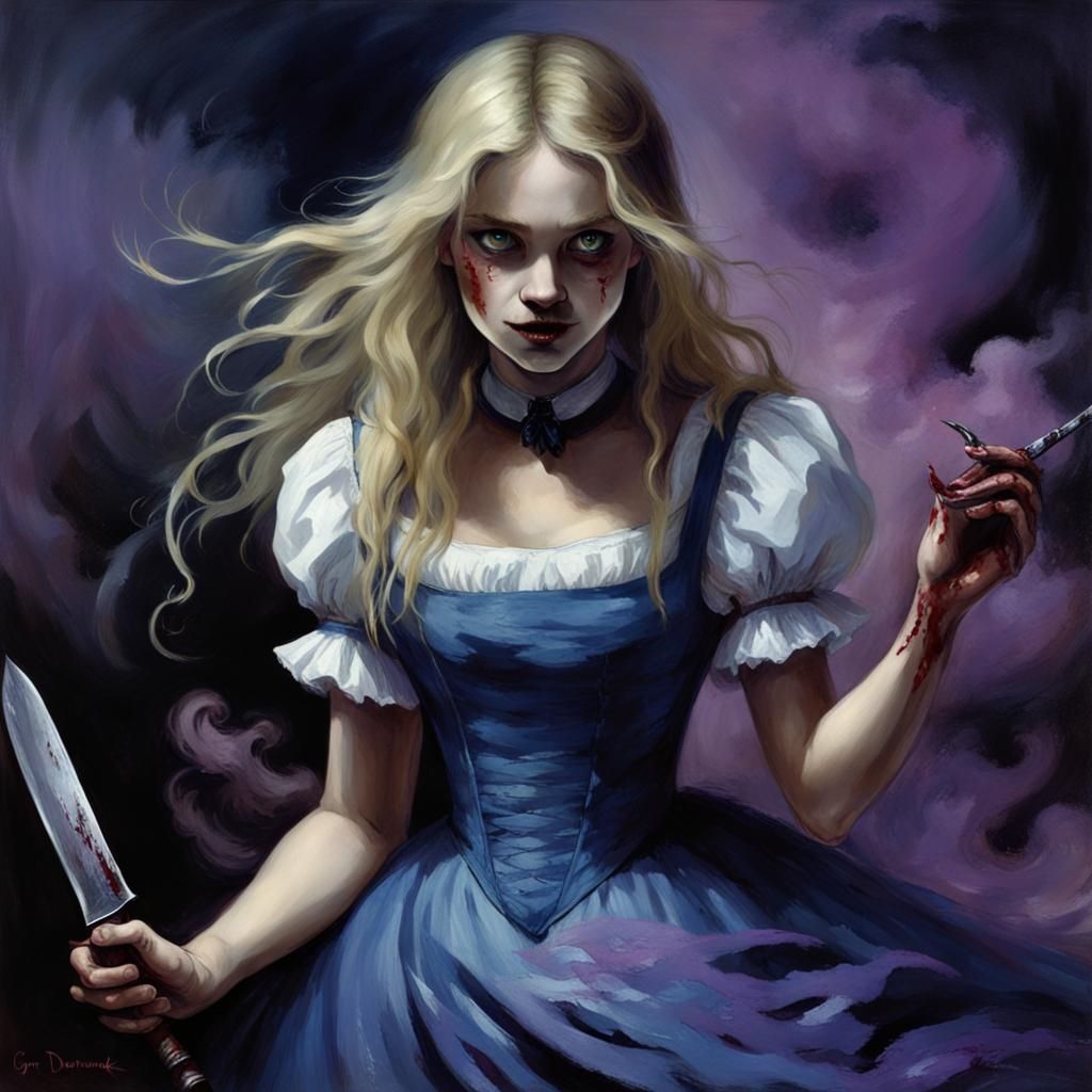 Alice in Wonderland: Madness Unleashed in Horror Style