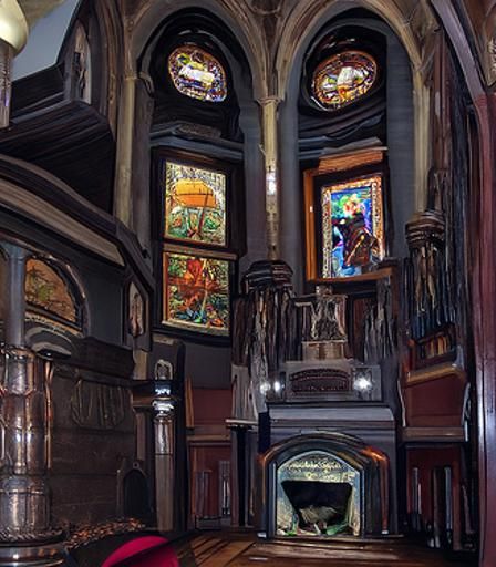 Grand Staircase in a Palace 8k resolution concept art Kodak Ektar Cinema 4D beautiful complex detailed intricate meticul...