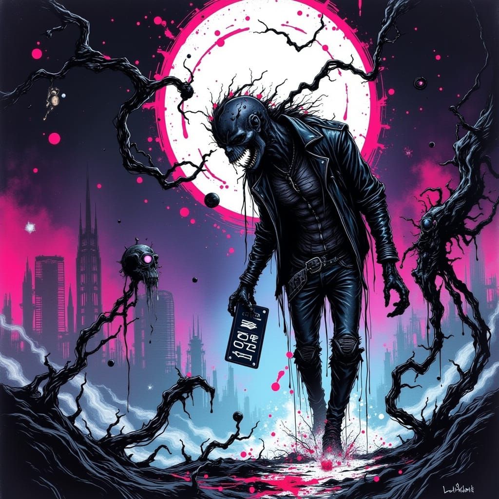 Adventurer's Portal: Cyberpunk Meets Surrealism