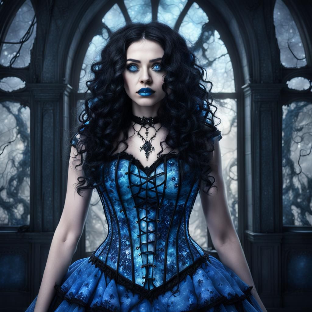Gothic Alice in Shattered Looking Glass: Fantasy Art