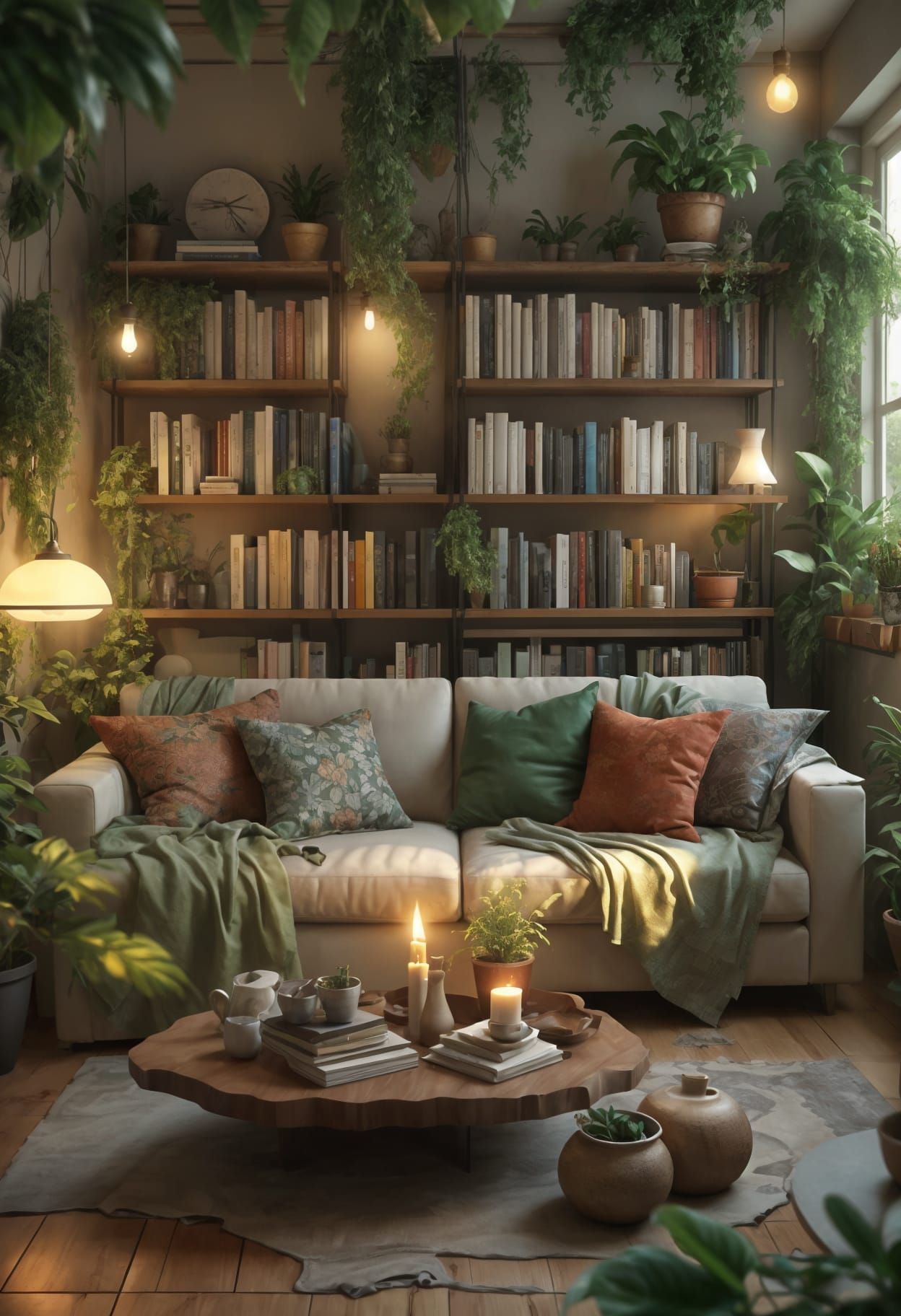 Surreal Secret Garden Revealed in Hyperrealistic 8K Art