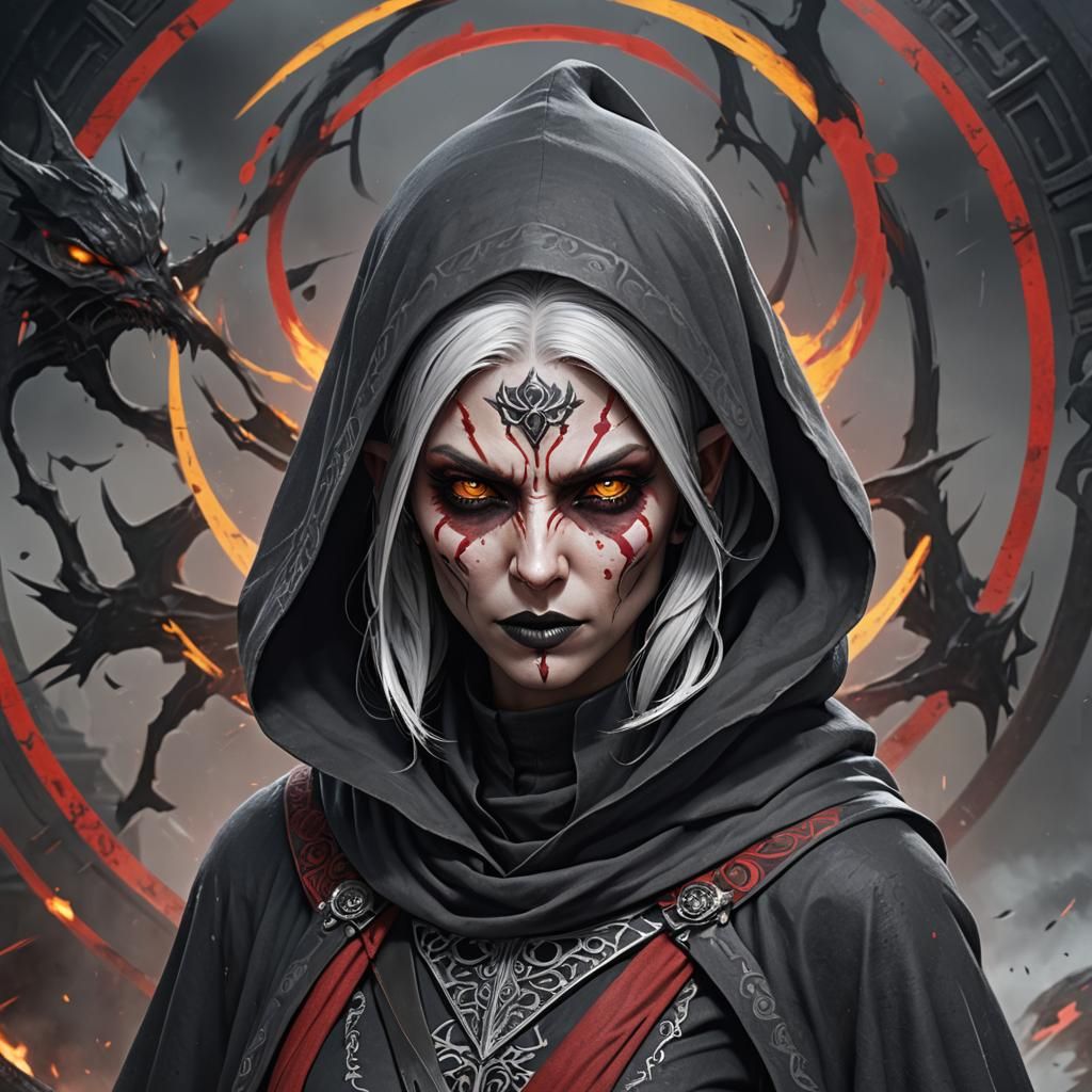 Sith Pureblood Ninja in Fantasy Concept Art