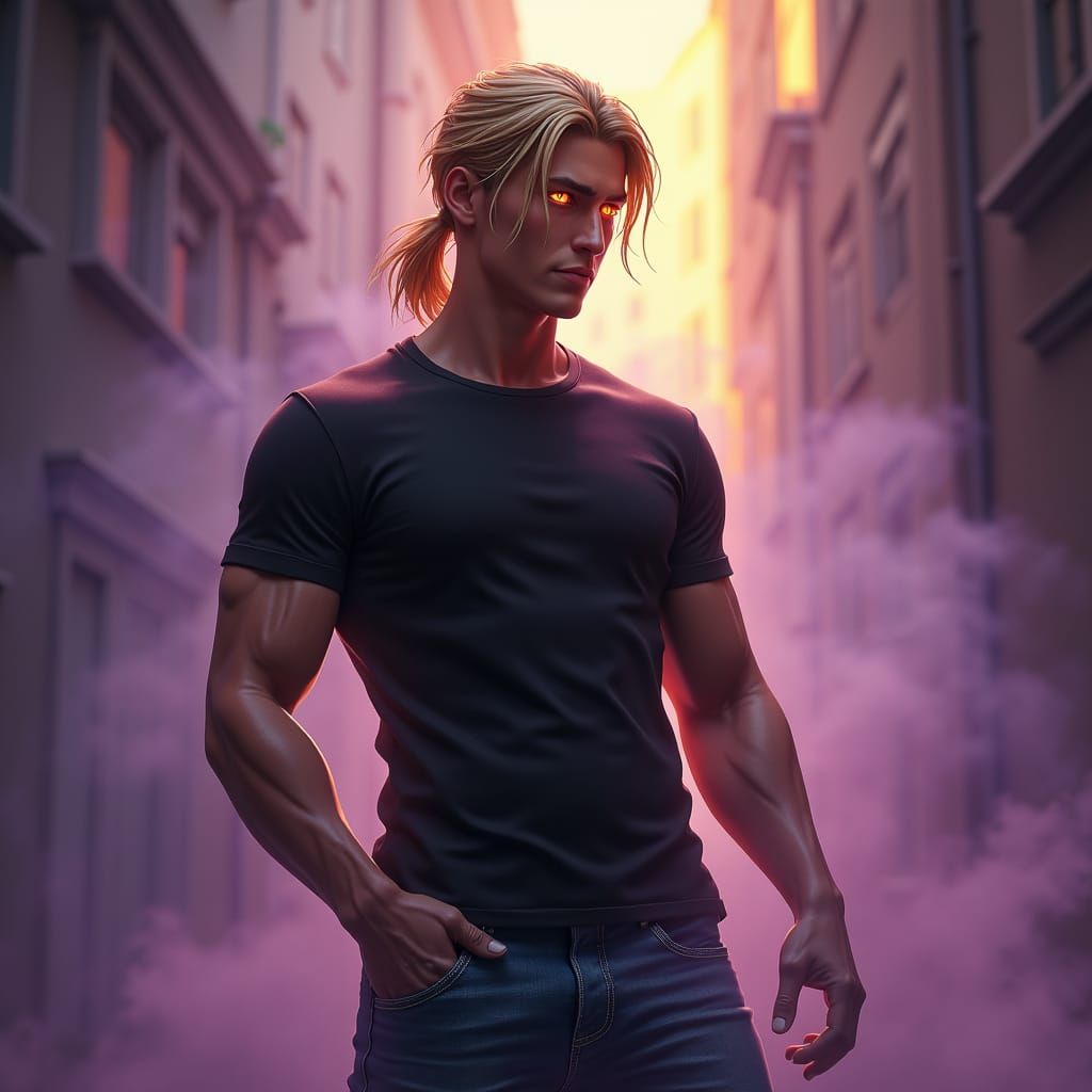 Dragon Shifter in Mystical Ambiance, Trending Art