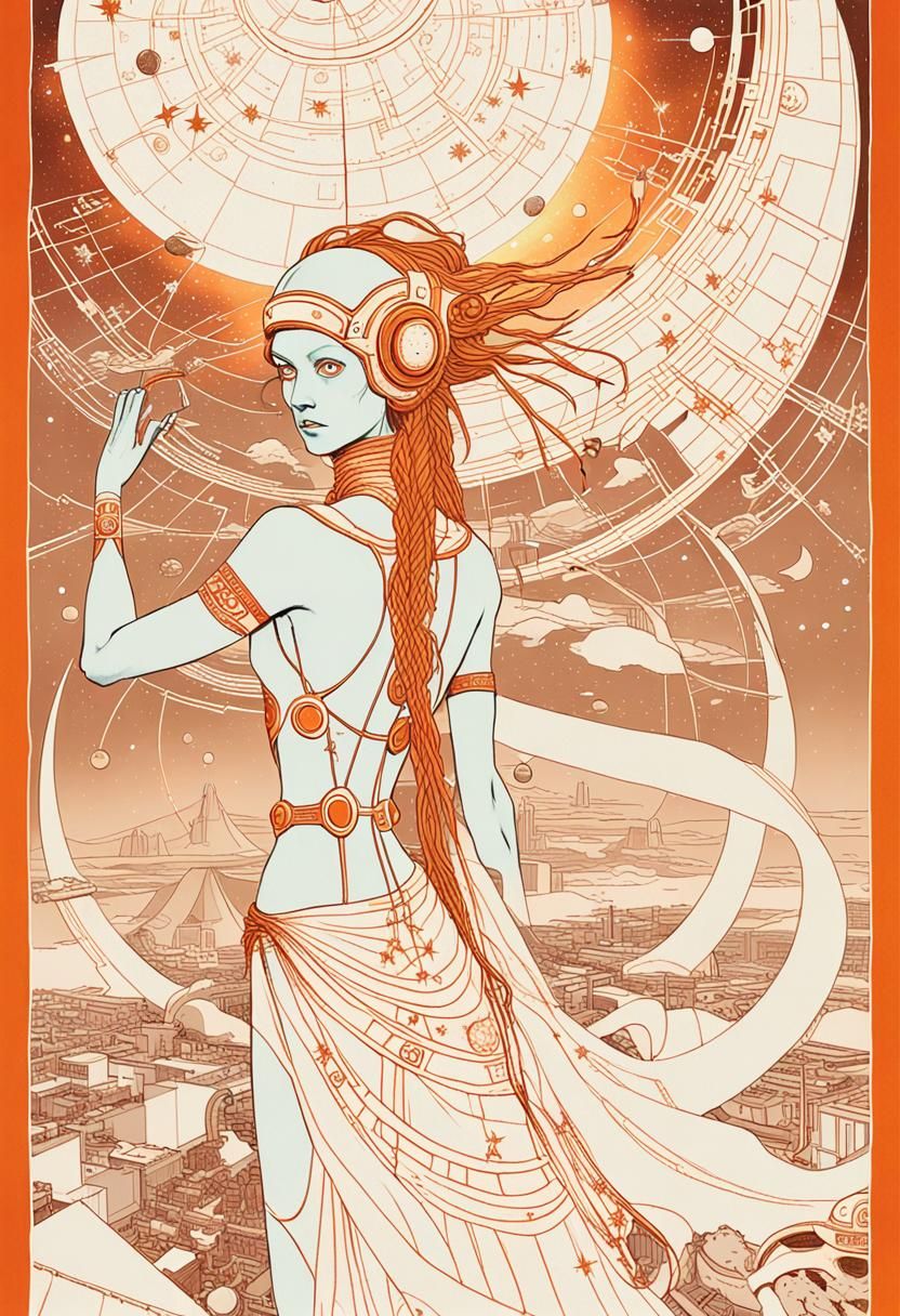 Marsport Outskirts: Sci-Fi Meets Ancient Mythology