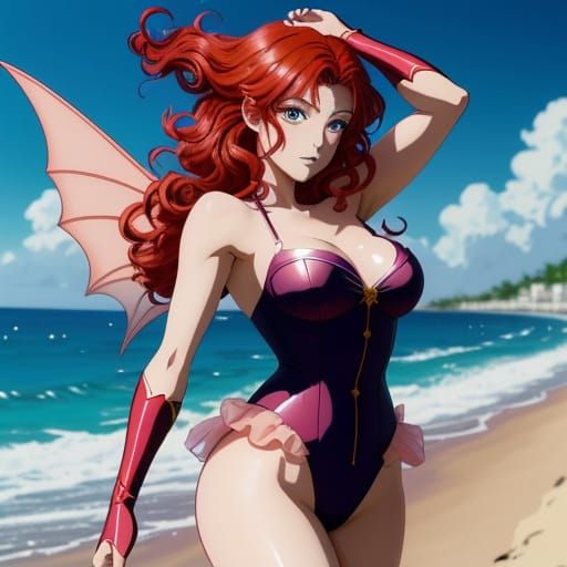 Ethereal Vampire Goddess with Sparkling Fairy Wings