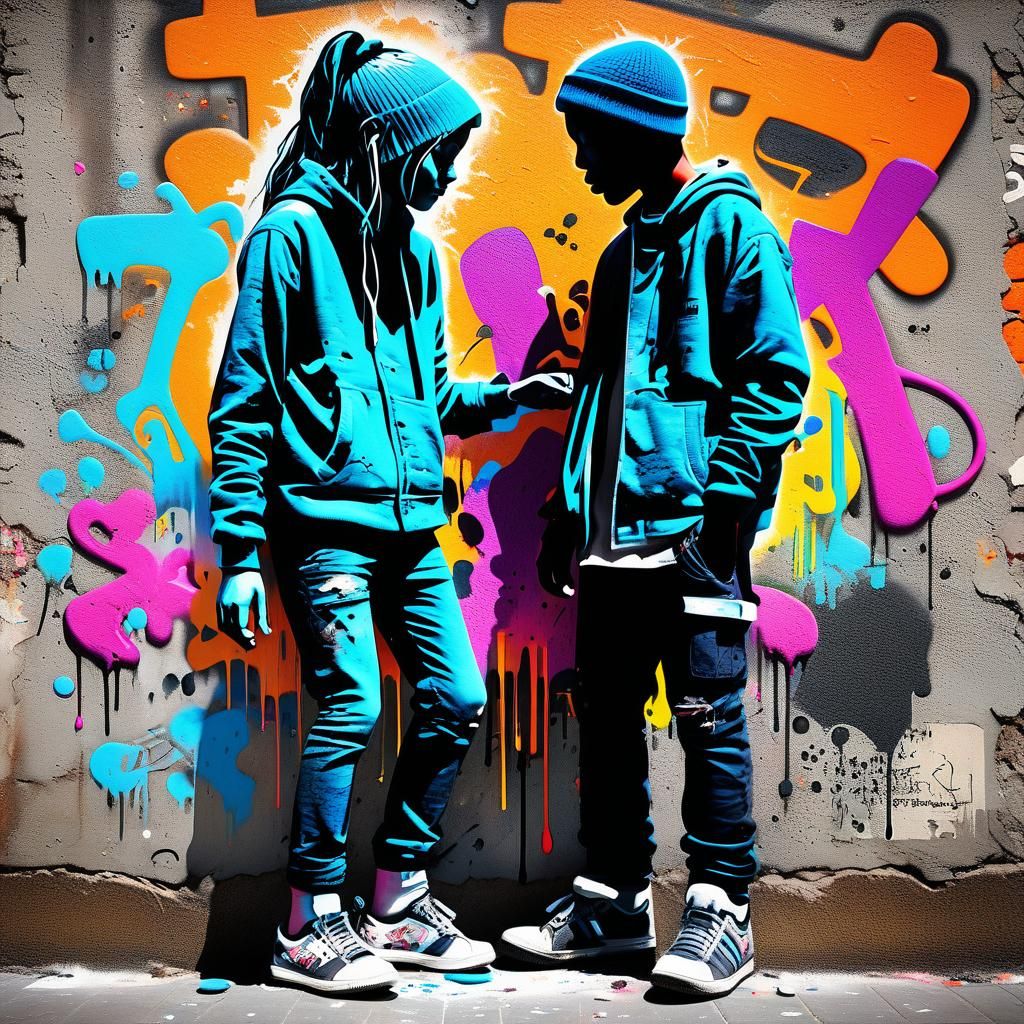 Graffiti Art: Sibling Conflict in Urban Setting