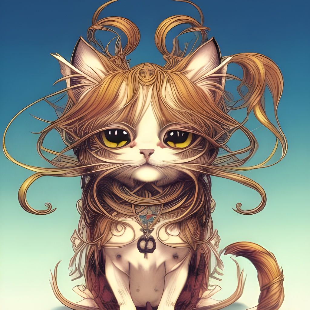 Long haired cat