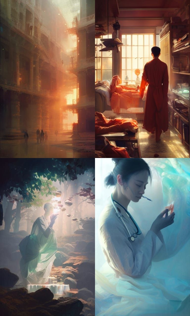 Doctors Cure Diseases in Aetherpunk Style