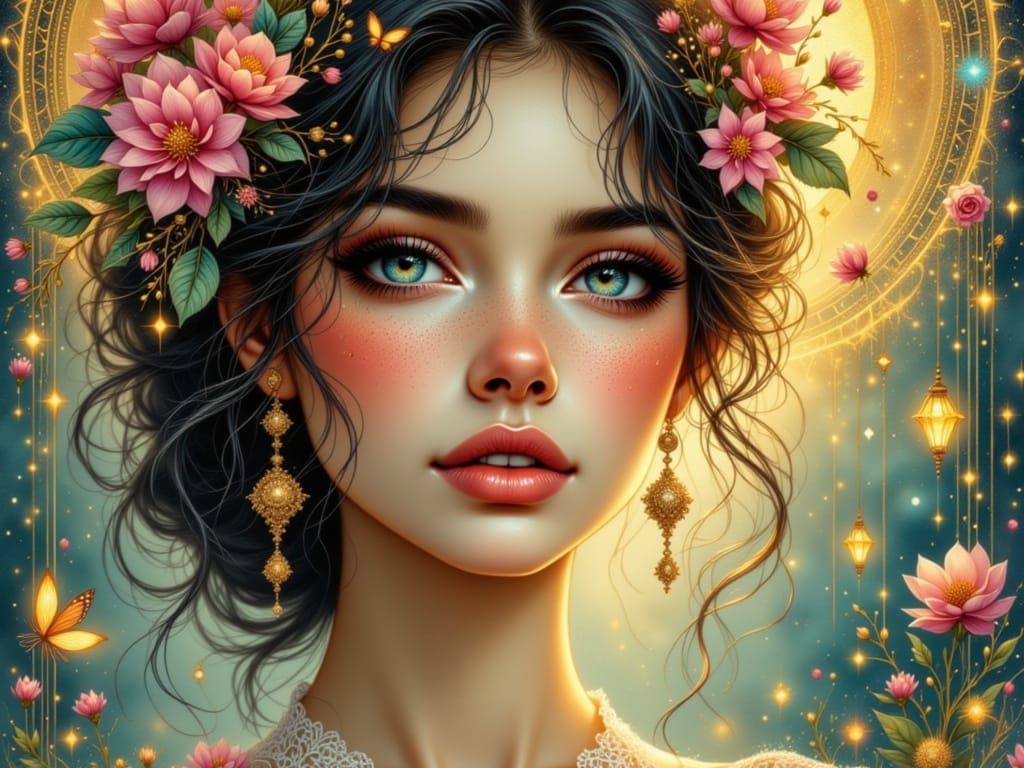 A beautiful young woman