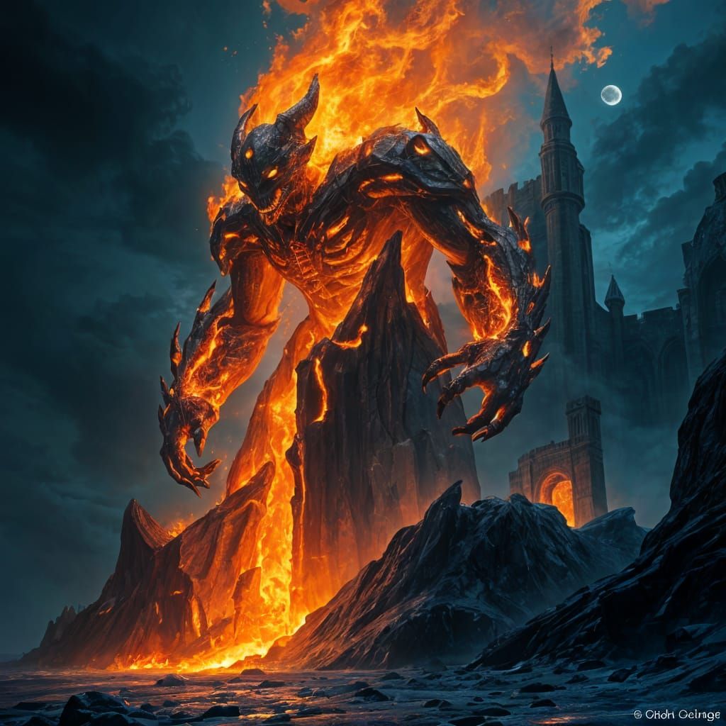 Elden Ring: Fiery Golem