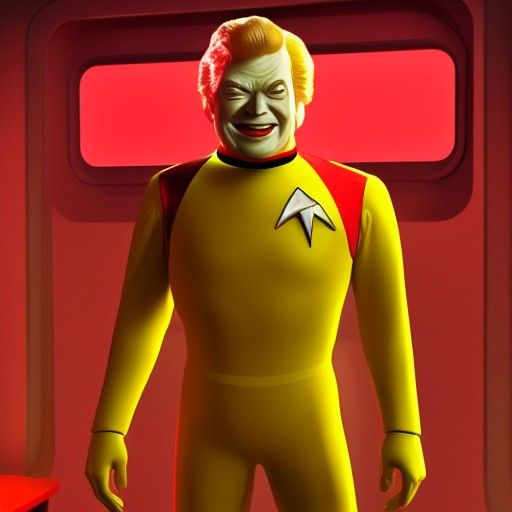 Ronald McDonald Enters Star Trek Universe as 3D Digital Art