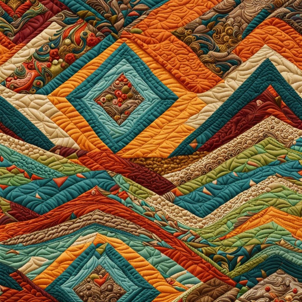 Quilted Rattlesnake in Mojave Desert Landscape