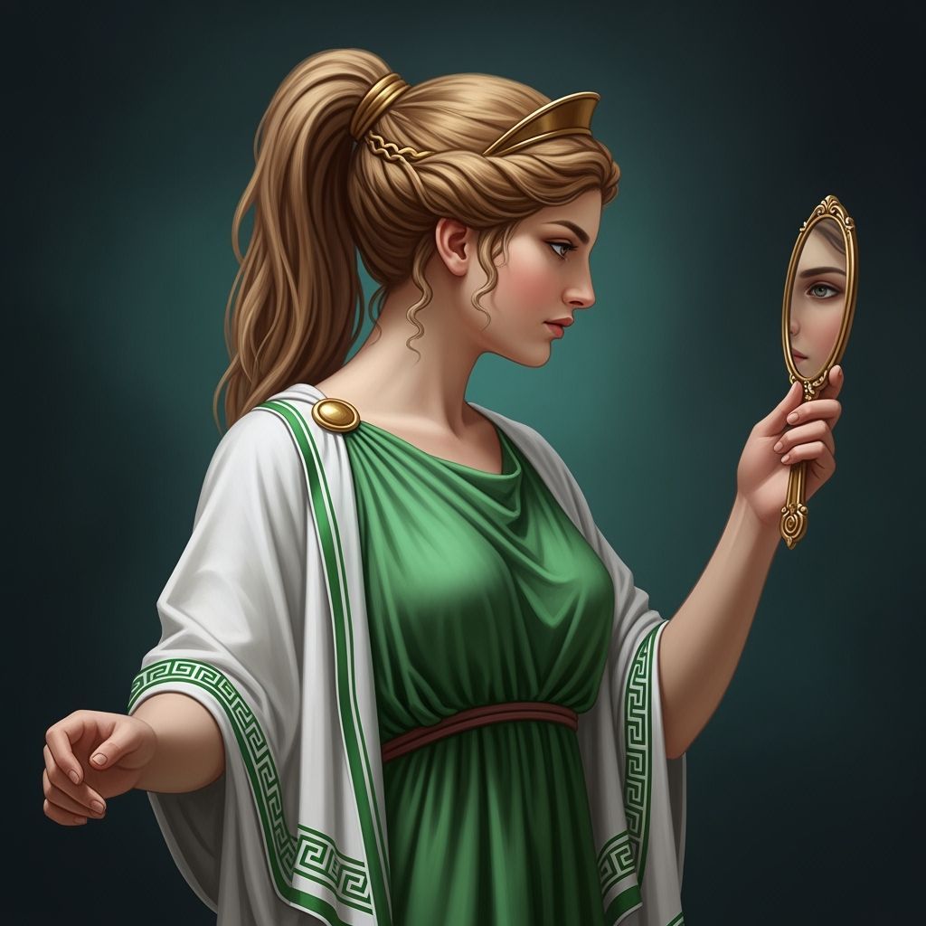 Iaso: Greek Goddess of Healing in Emerald