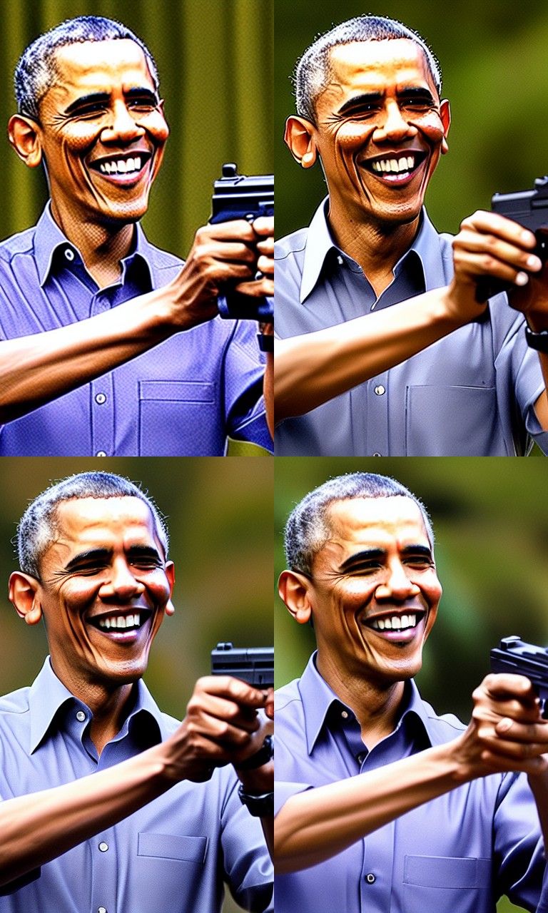 Man Holding Handgun