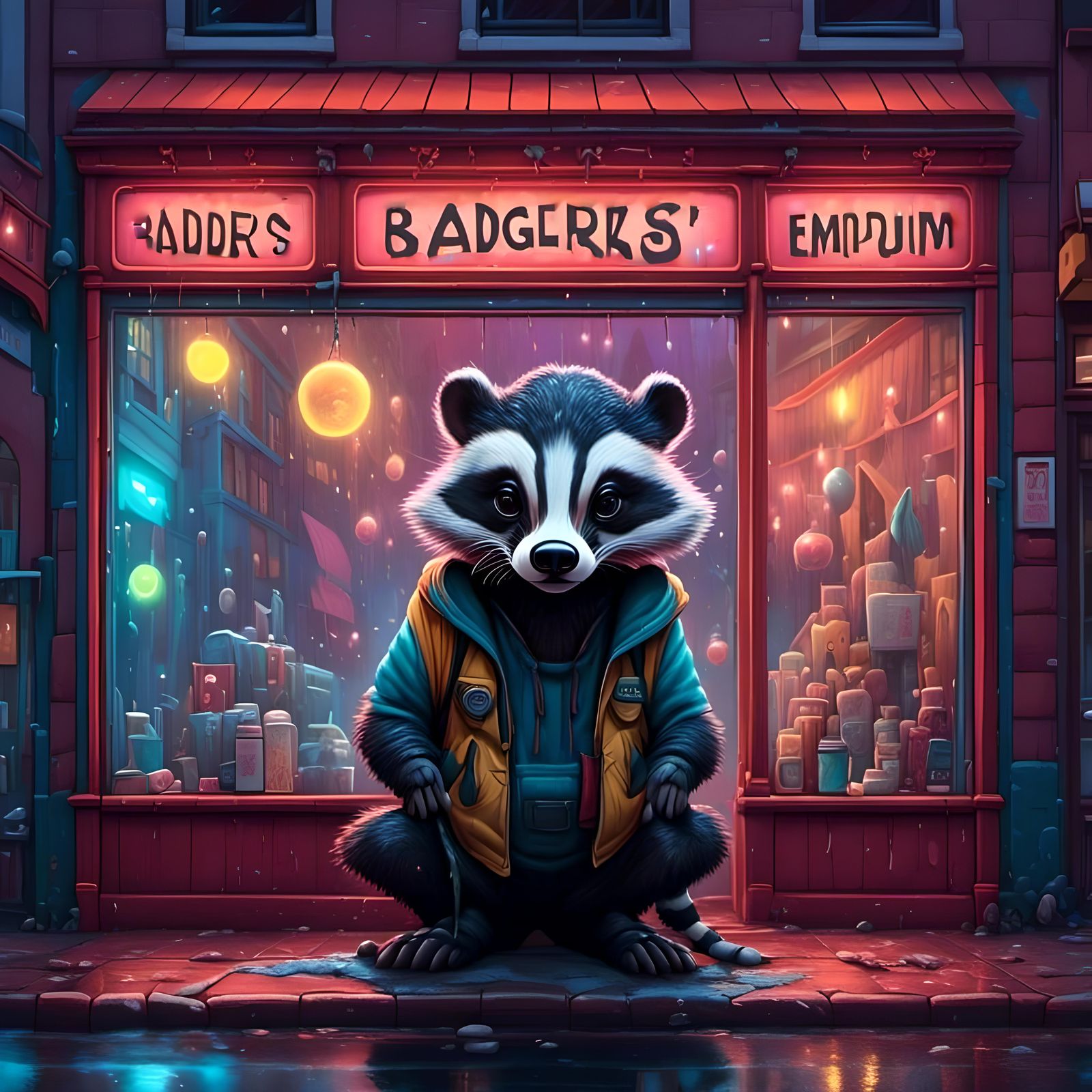 Badger's Emporium in Illusional Style