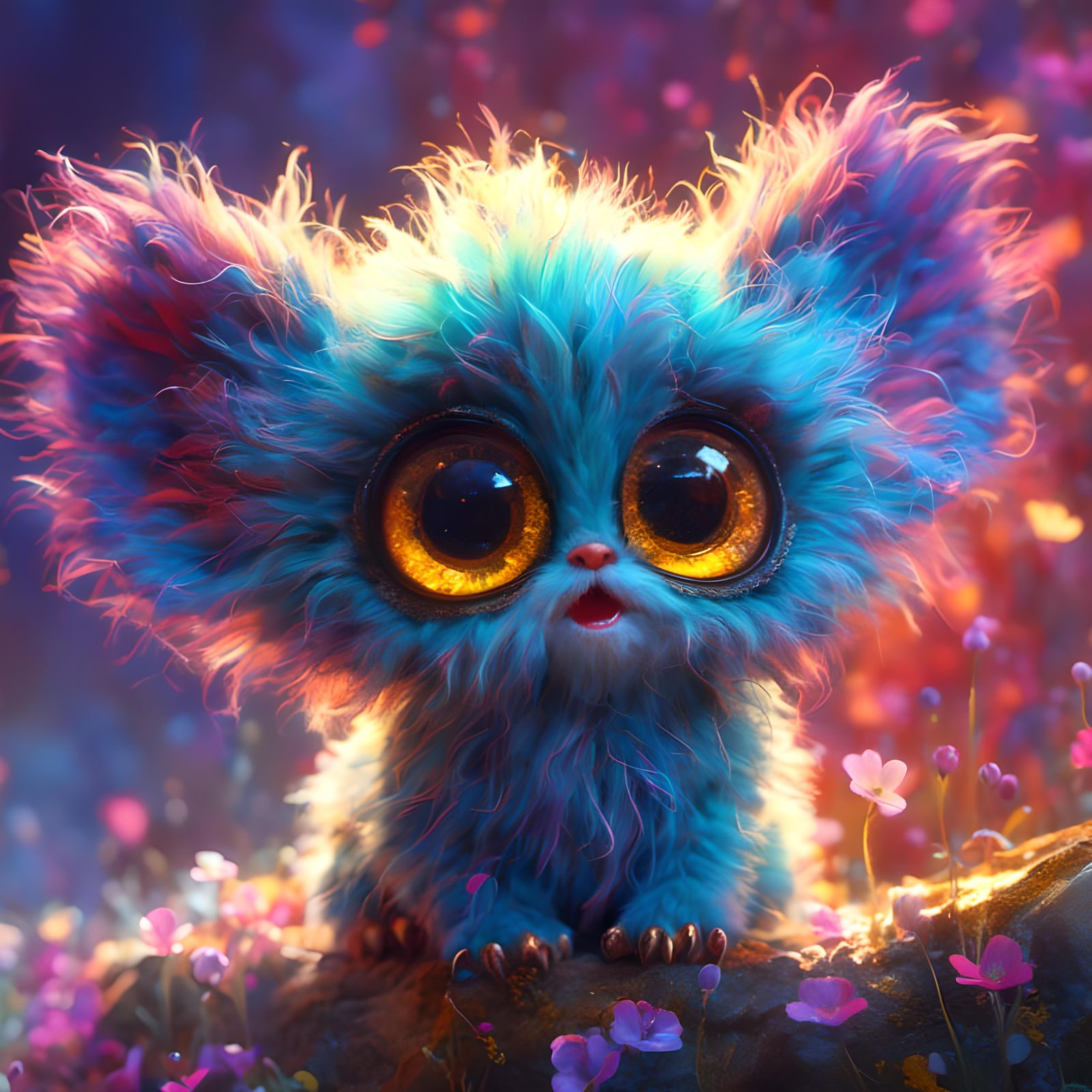 Cute Creep Creature in Animation Style