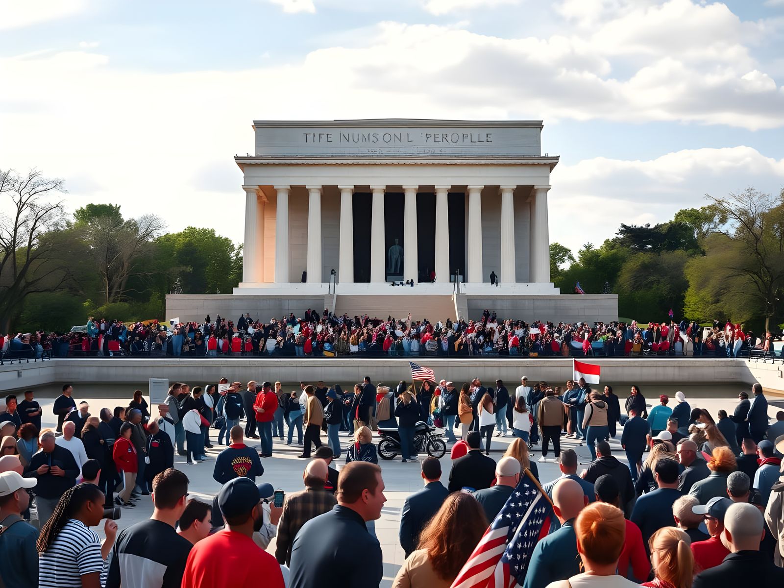 A Young Martin Luther King Jr. Delivers a Historic Speech at...