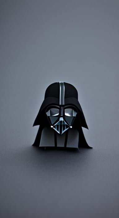 Darth Vader Origami Papercraft in 8K