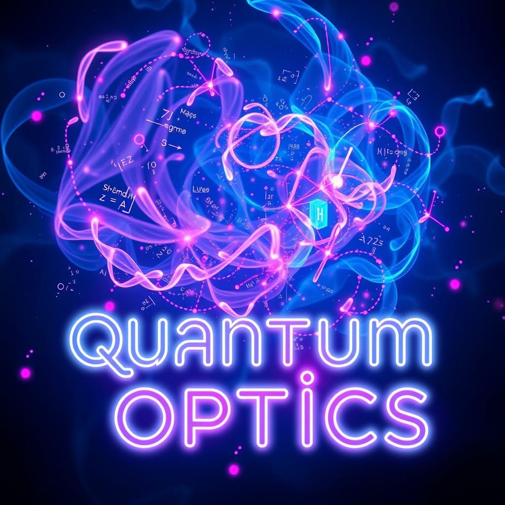 Vibrant Quantum Realms in Neon-Cyberpunk Aesthetic