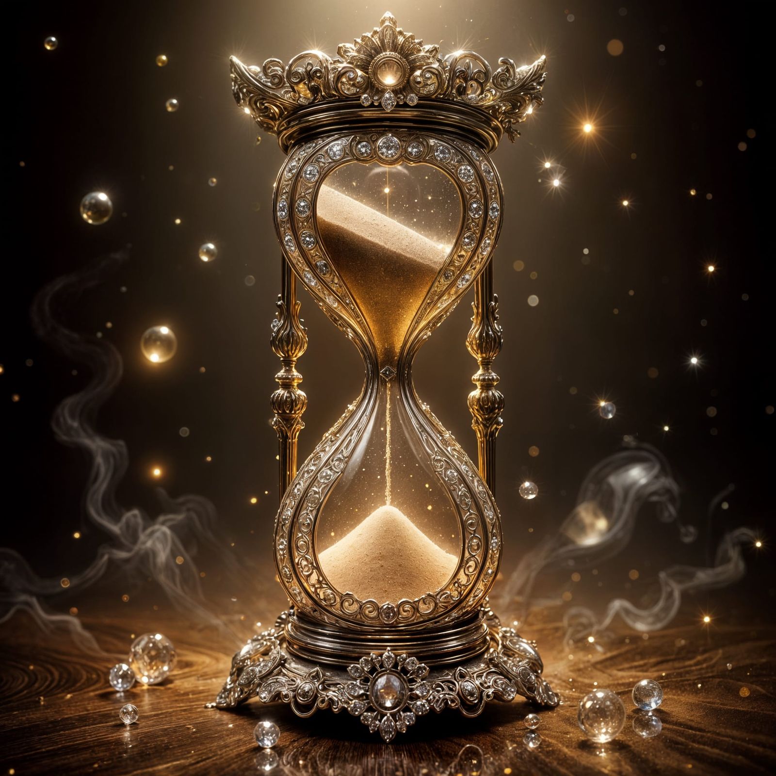 Surreal Hourglass Transforms into a Treasure Trove of Diamon...