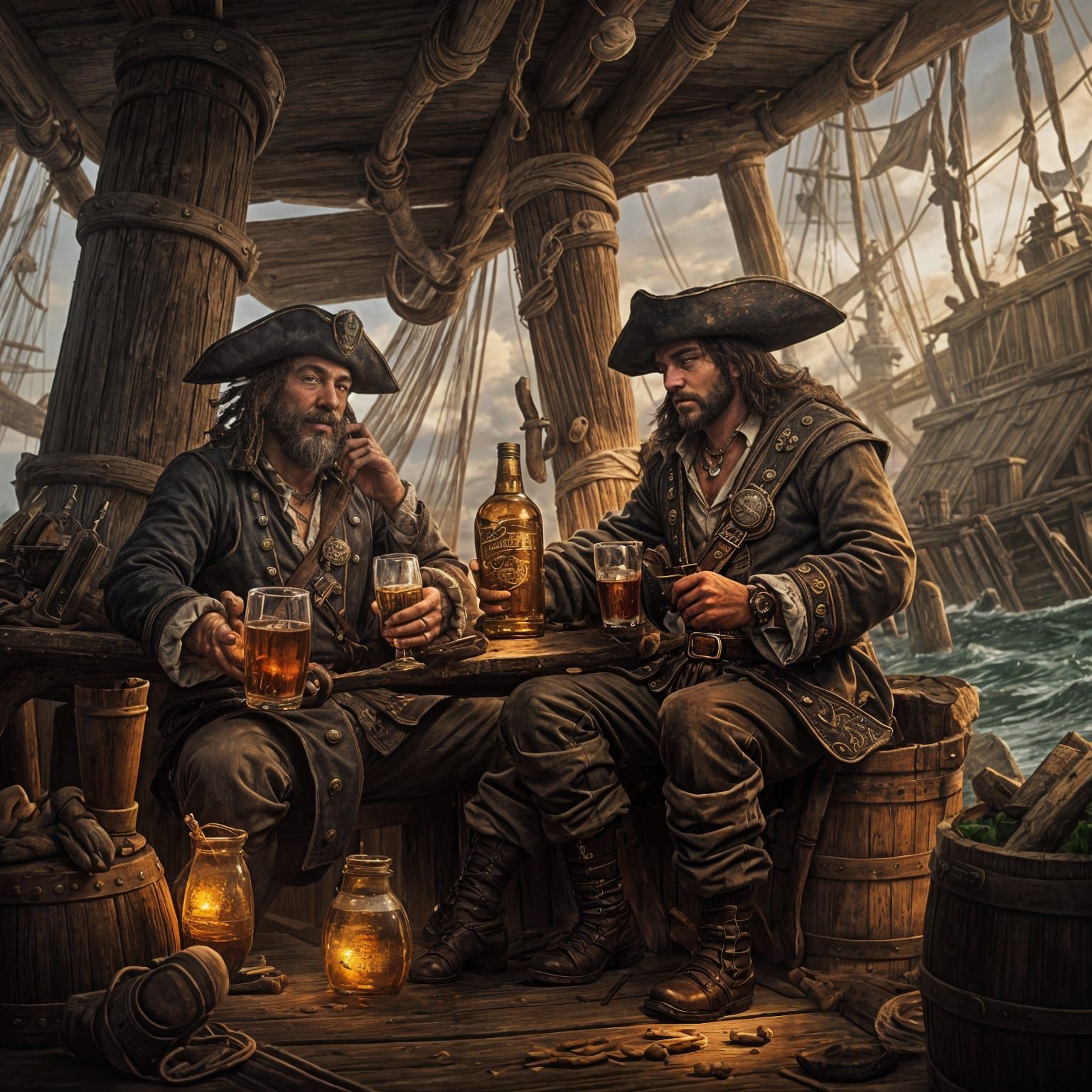 A Pirate's Essentials: Rum, Beer, Quests, Mead
