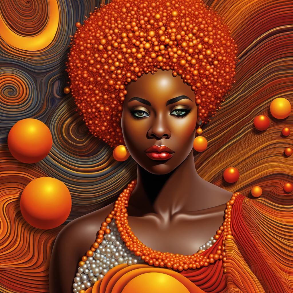 Orange woman