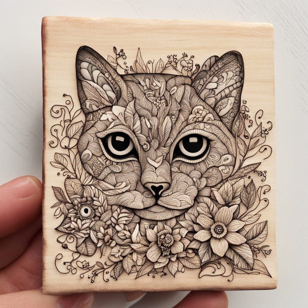 Whimsical Miniature Being Amidst Whittled Artifacts