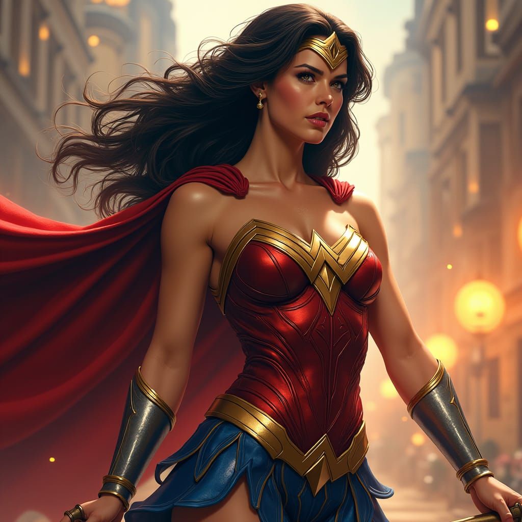 Wonder Woman: Epic Cinematic Digital Matte Painting