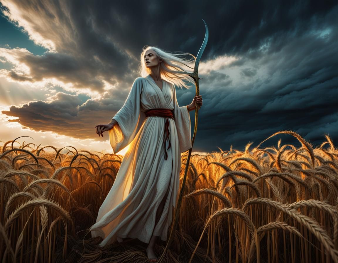 Południca, the Polish Death Reaper