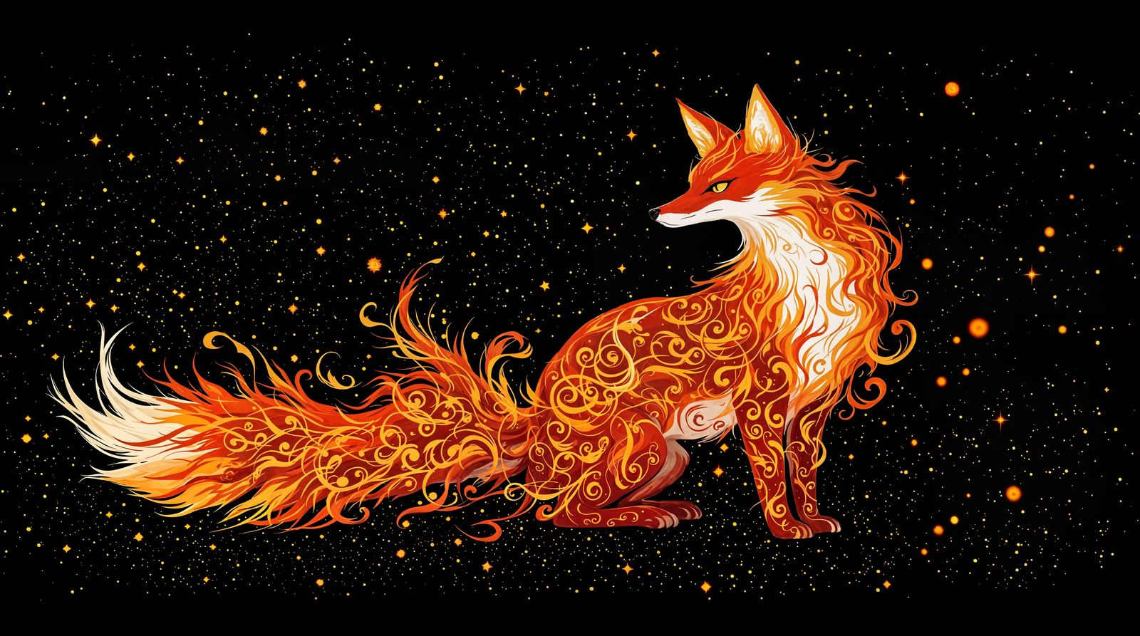 Celestial Fox of Blazing Myth