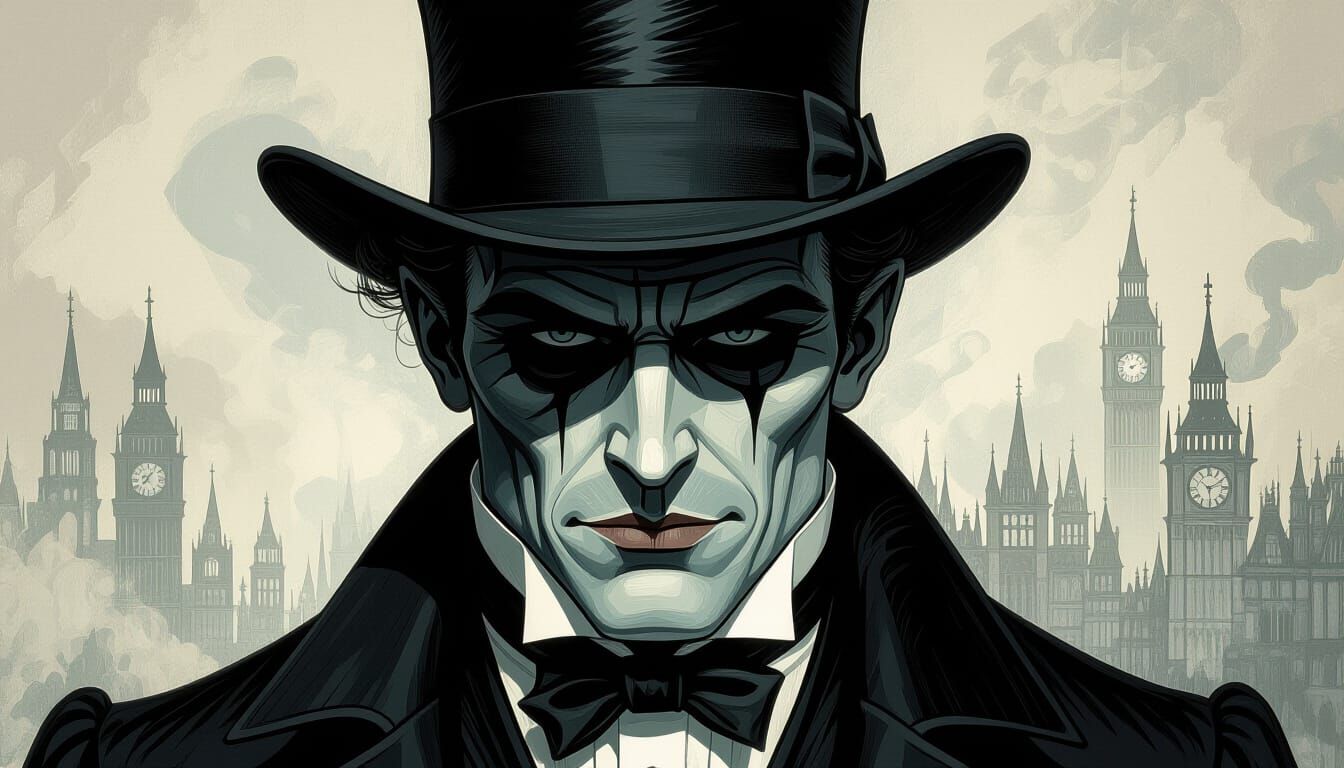 Dr. Jekyll and Mr. Hyde Transformation in Gothic Horror Styl...