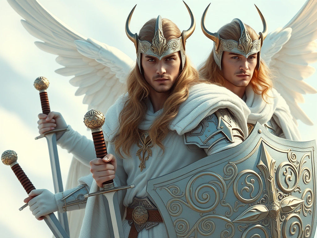 Angelic Supermodels in Haute Couture Armor