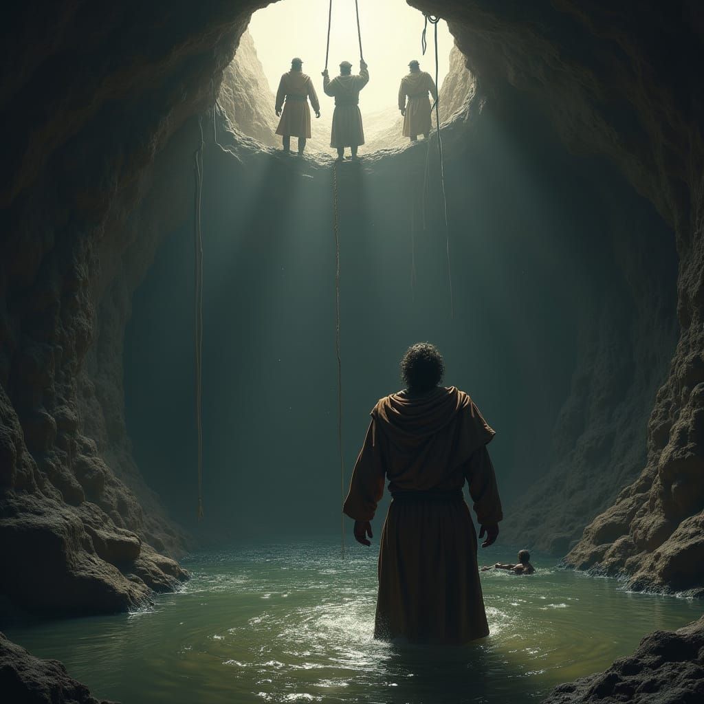 Prophet Jeremiah Rescued from Underground Cistern