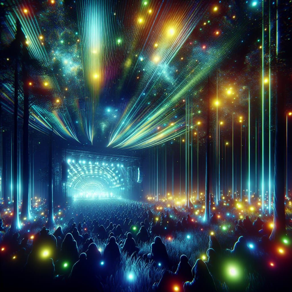Electric Forest: Neon Lights and Music Festival Magic