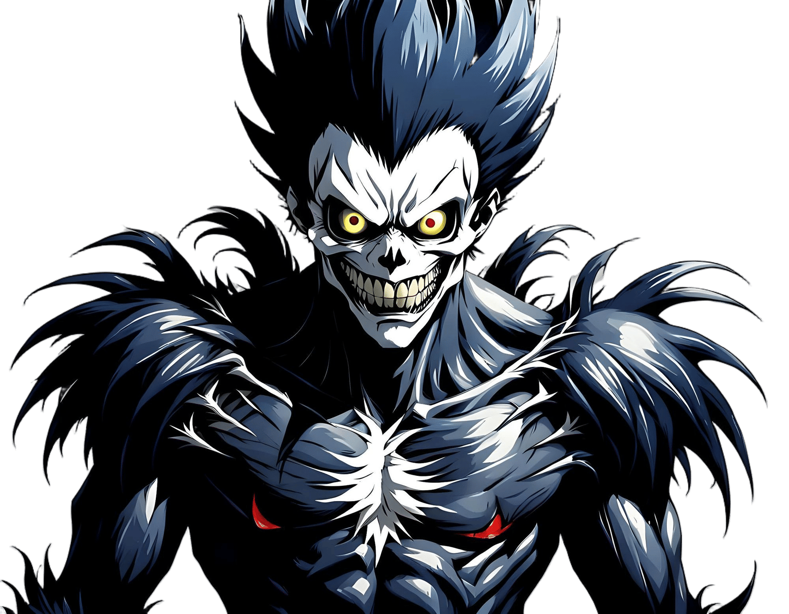 Ryuk the Shinigami with Death Note