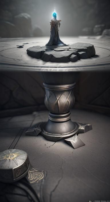 Photorealistic Revelstone Concept Art Render