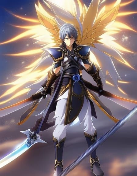 Anime Style Warrior of Light