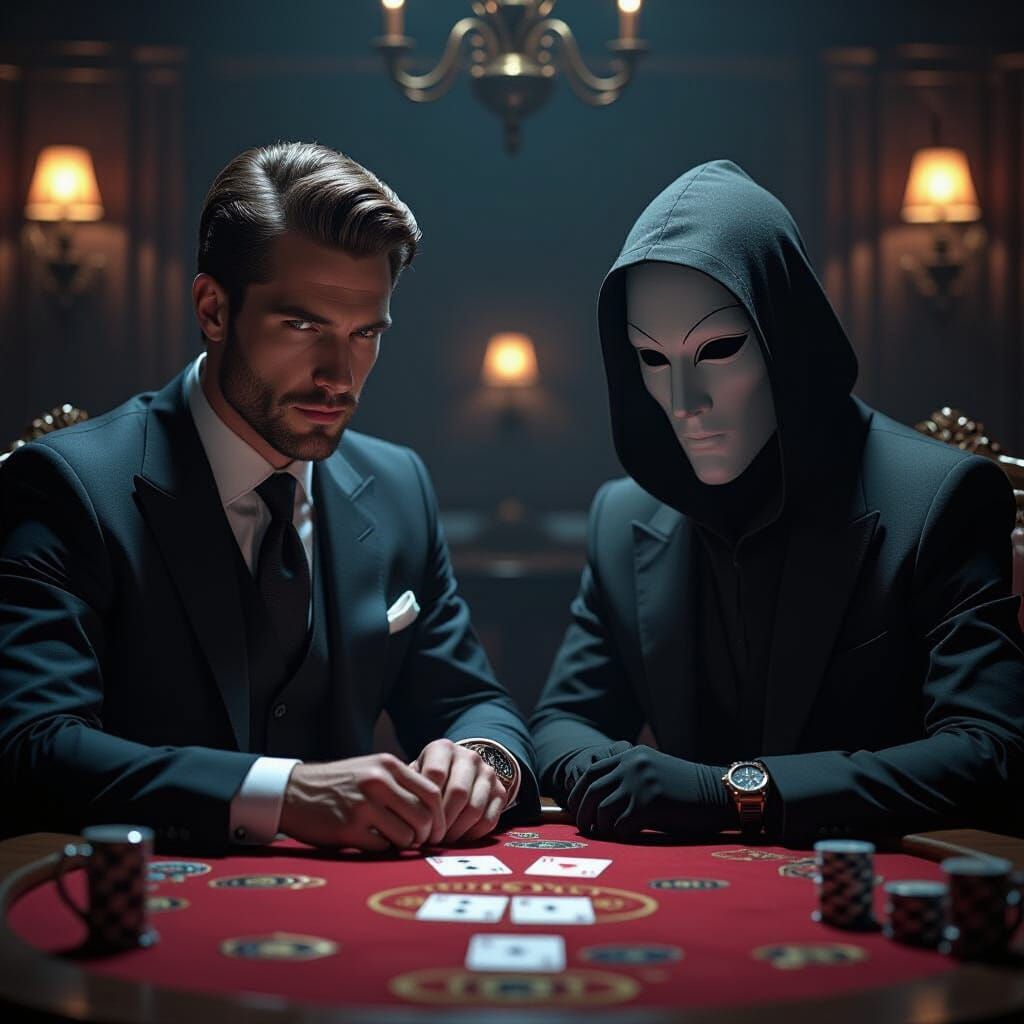 A Card Game with the Cunning World: Photorealistic Style