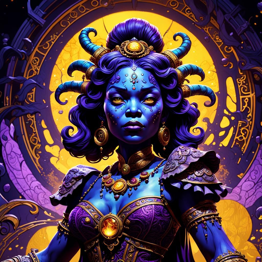 Voodoo Queen Dark Fantasy Concept Art