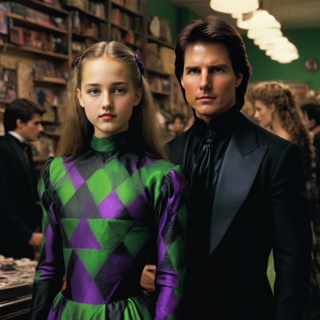 Leelee Sobieski and Tom Cruise