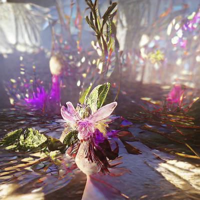 Holographic Flower Queen in CryEngine