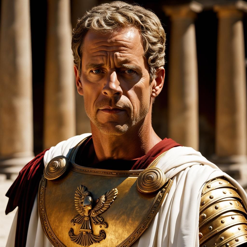 Greg Germann as Roman Senator in Ultrarealistic Portrait